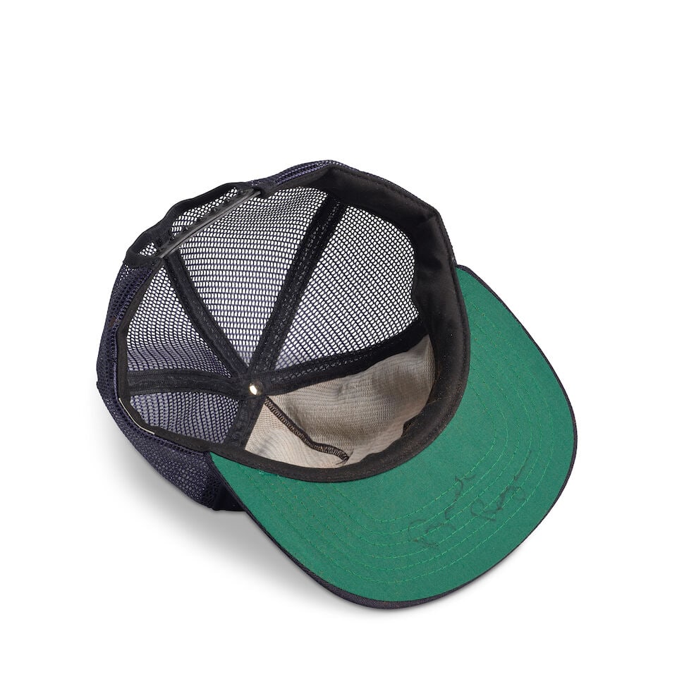 Ronald Reagan Signed Marine One Presidential Baseball Cap. - 2