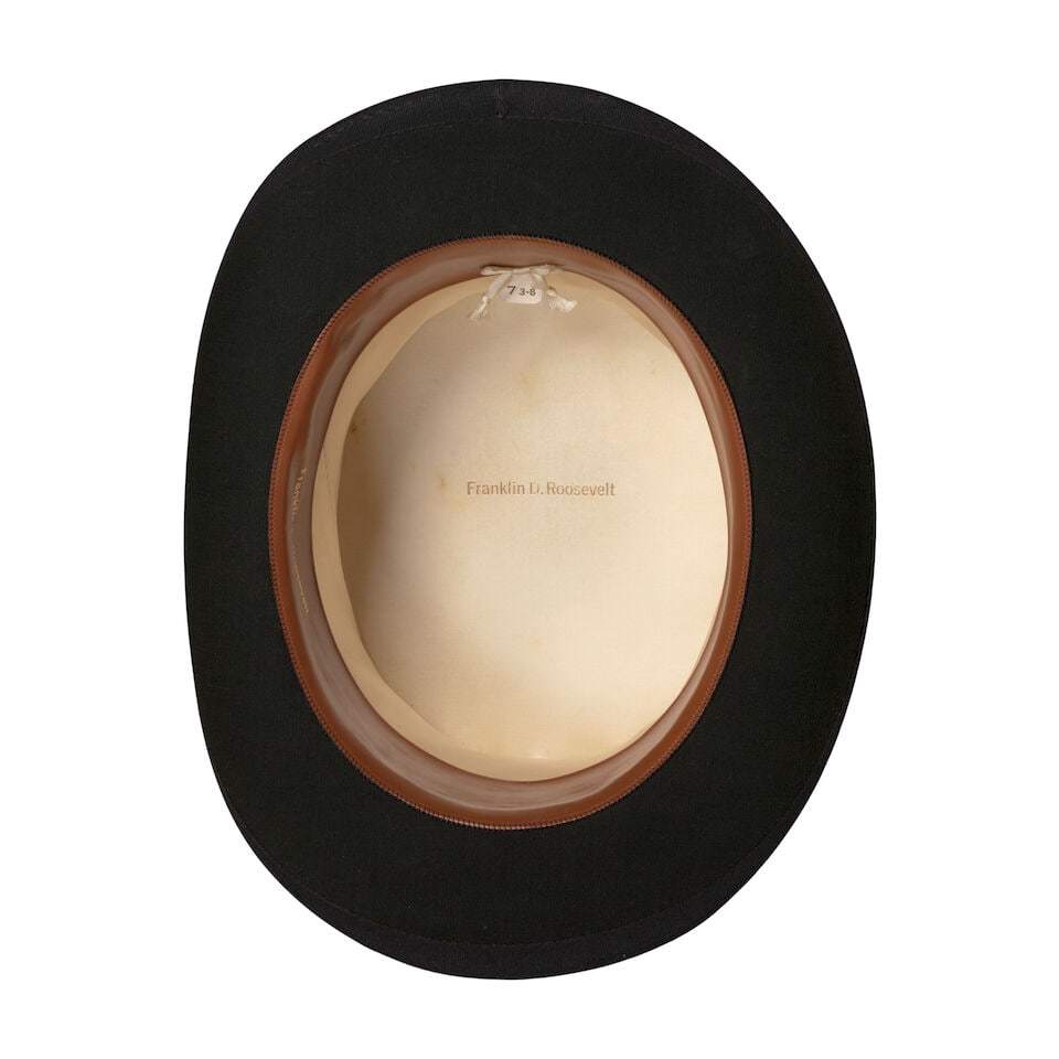 Franklin Delano Roosevelt Top Hat Reportedly Worn During His First Inauguration. - 6