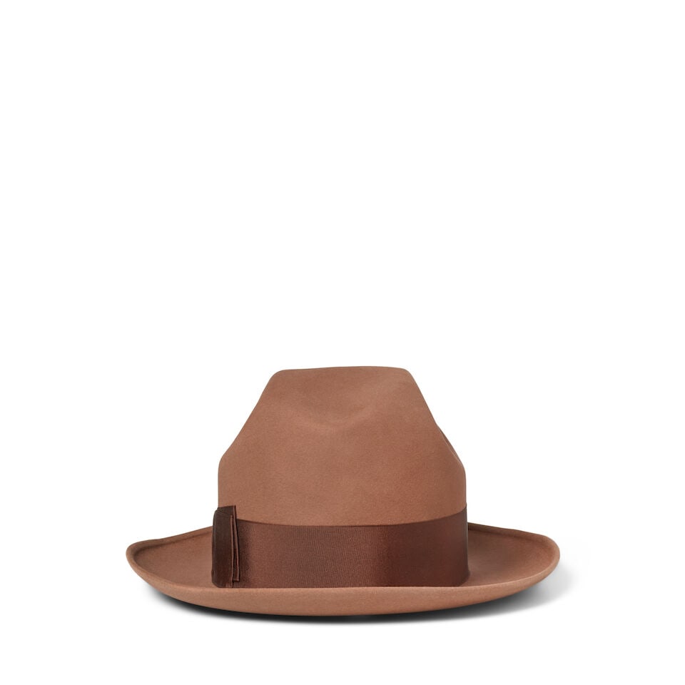 Dwight D. Eisenhower Fedora Felt Hat with Brim and Ribbon, by Caxton, New York. - 4