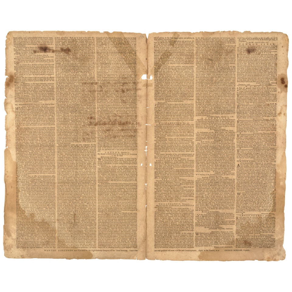 The Burning of Norfolk. The Pennsylvania Gazette. Philadelphia: Hall and Sellers, February 7, 1... - 3