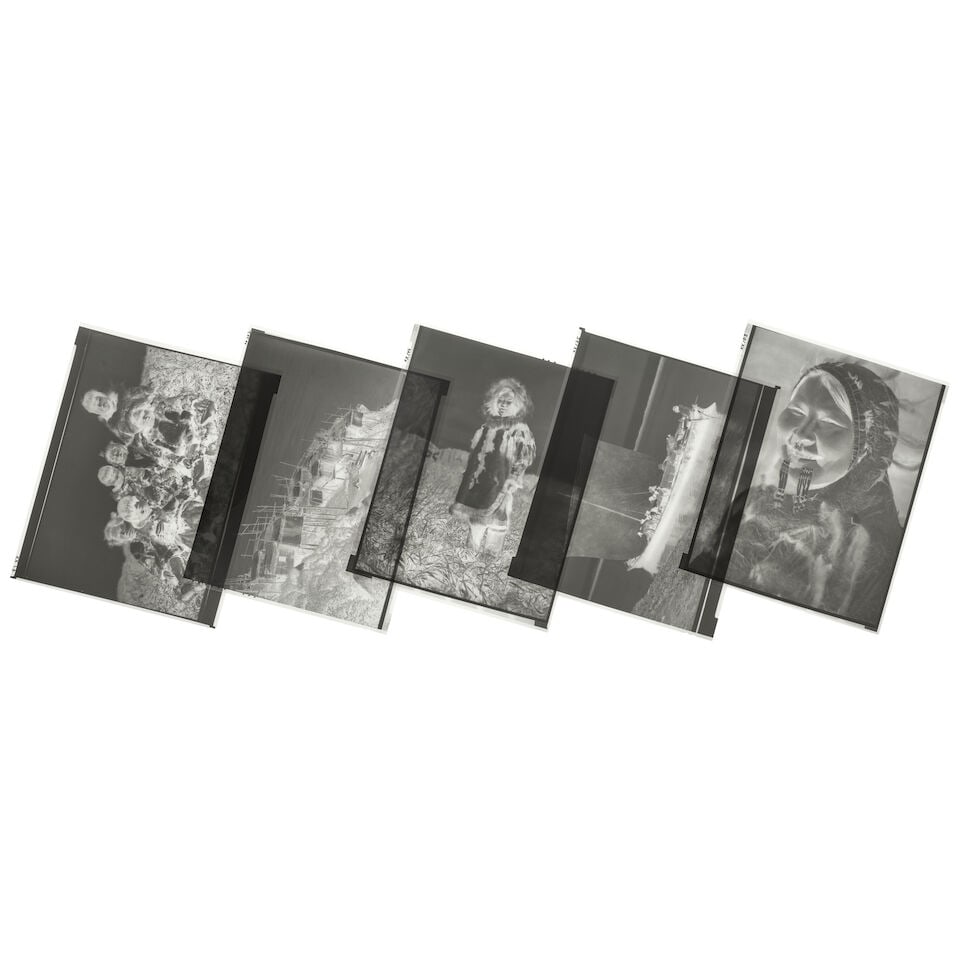 CURTIS, EDWARD. A group of film negatives. [CURTIS, EDWARD S. 1868-1952]. A group of approximat... - 4