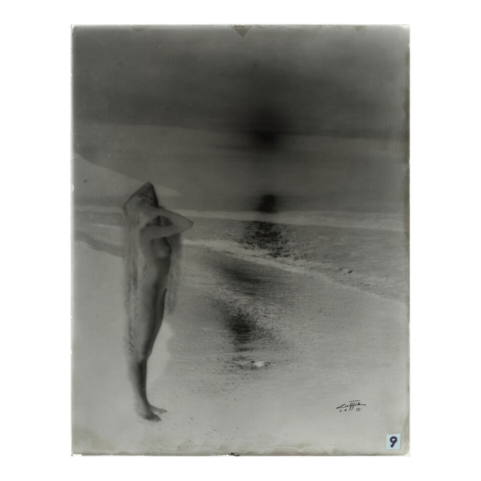 Edward Curtis Glass Negatives Signed in Ink. CURTIS, EDWARD S. 1868-1952. A group of 11 glass ... - 4