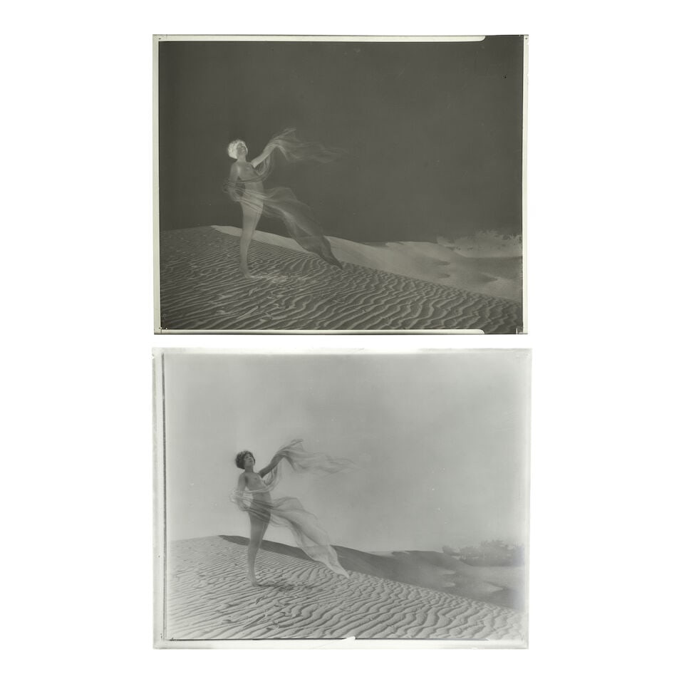 Edward Curtis Glass Negatives Signed in Ink. CURTIS, EDWARD S. 1868-1952. A group of 11 glass ... - 5