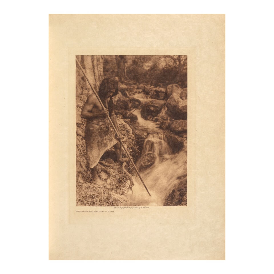 Edward Curtis Photogravures. CURTIS, EDWARD S. 1868-1952. A group of 28 octavo format photogra... - 2