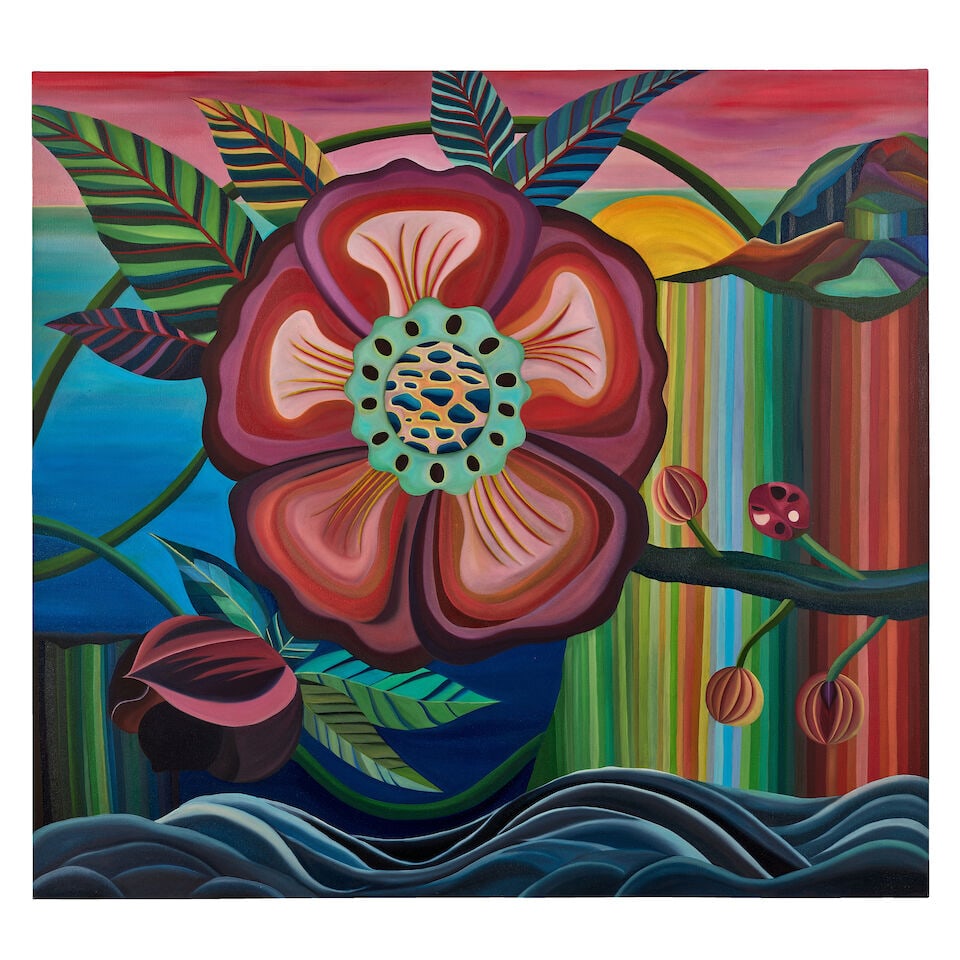 WANG SU (B.1989) Grass Grows Greener After a Rain: WANG SU (B.1989) Grass Grows Greener After a Rain 2021 oil on linen 120.5 x 130 cm (47 1/2 x 51 1/8 in). Footnotes: Provenance Selling Exhibition: Bonhams, Hong Kong, REBIRTH - A Solo Exhibition by