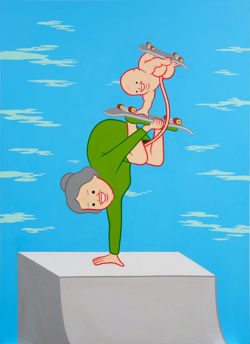 JOAN CORNELLÀ (B.1981) Double Handstand (1 of 2)