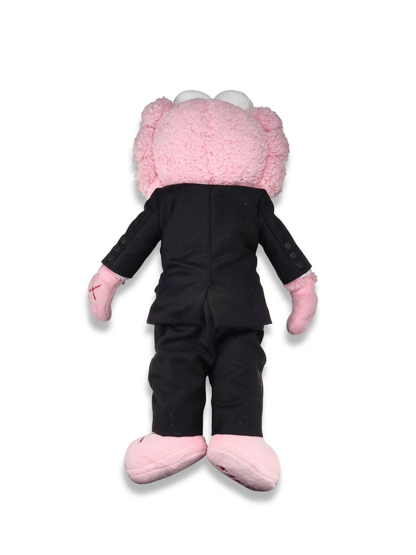 KAWS (B.1974) Two works: Dior BFF Plush (i) (Black); (ii) (Pink) - 2