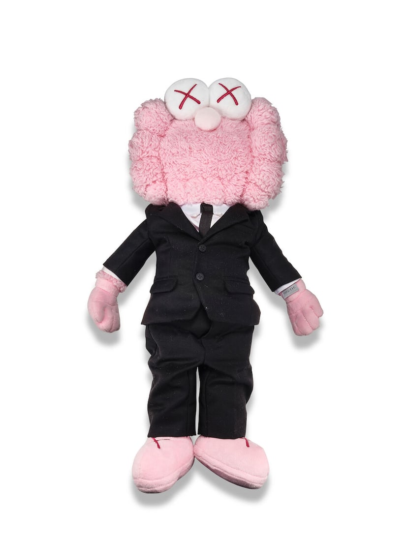 KAWS (B.1974) Two works: Dior BFF Plush (i) (Black); (ii) (Pink) - 3