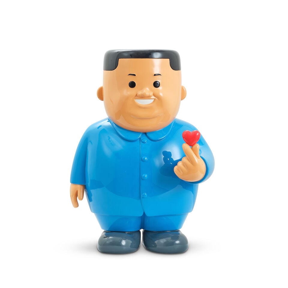 JOAN CORNELLÀ (B.1981) K-Love: JOAN CORNELLÀ (B.1981) K-Love 2020 signed, numbered 01/02 and dated 2020 on the bottom painted bronze 50 x 36.5 x 32 cm (19 11/16 x 14 3/8 x 12 5/8 in). This work is number 1 from the edition of 