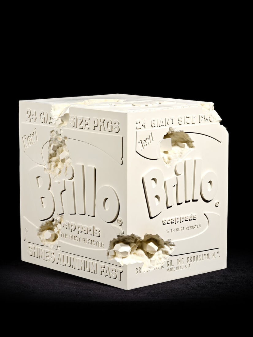 DANIEL ARSHAM (B.1980) Eroded Brillo Box (White) (1 of 4)