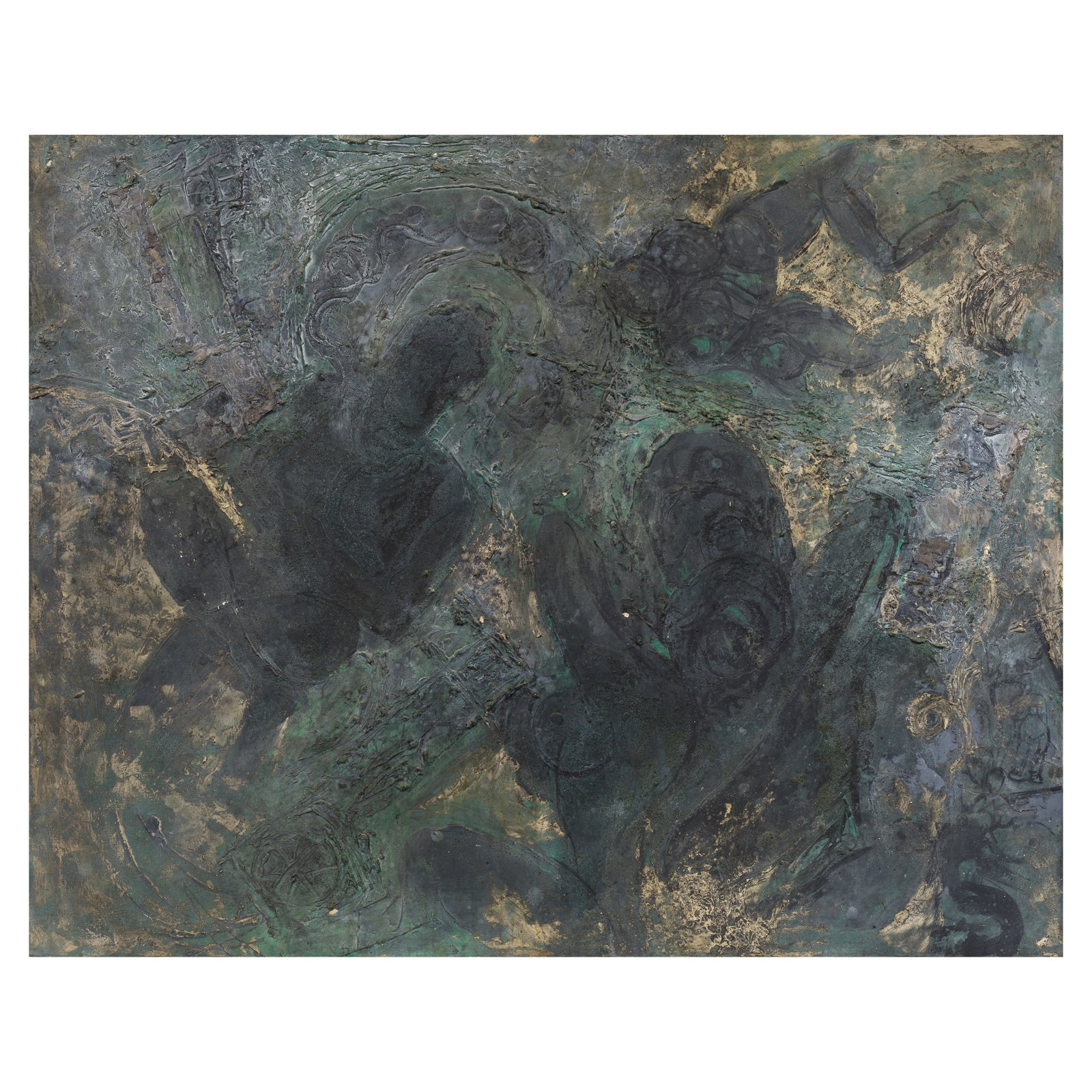 Hussein Madi (Lebanon, 1938-2024) Untitled: Hussein Madi (Lebanon, 1938-2024) Untitled wall hanging metal sculpture signed 'MADI' and dated '1992', executed in 1992 90 x 152cm (35 7/16 x 59 13/16in). Footnotes: Provenance: