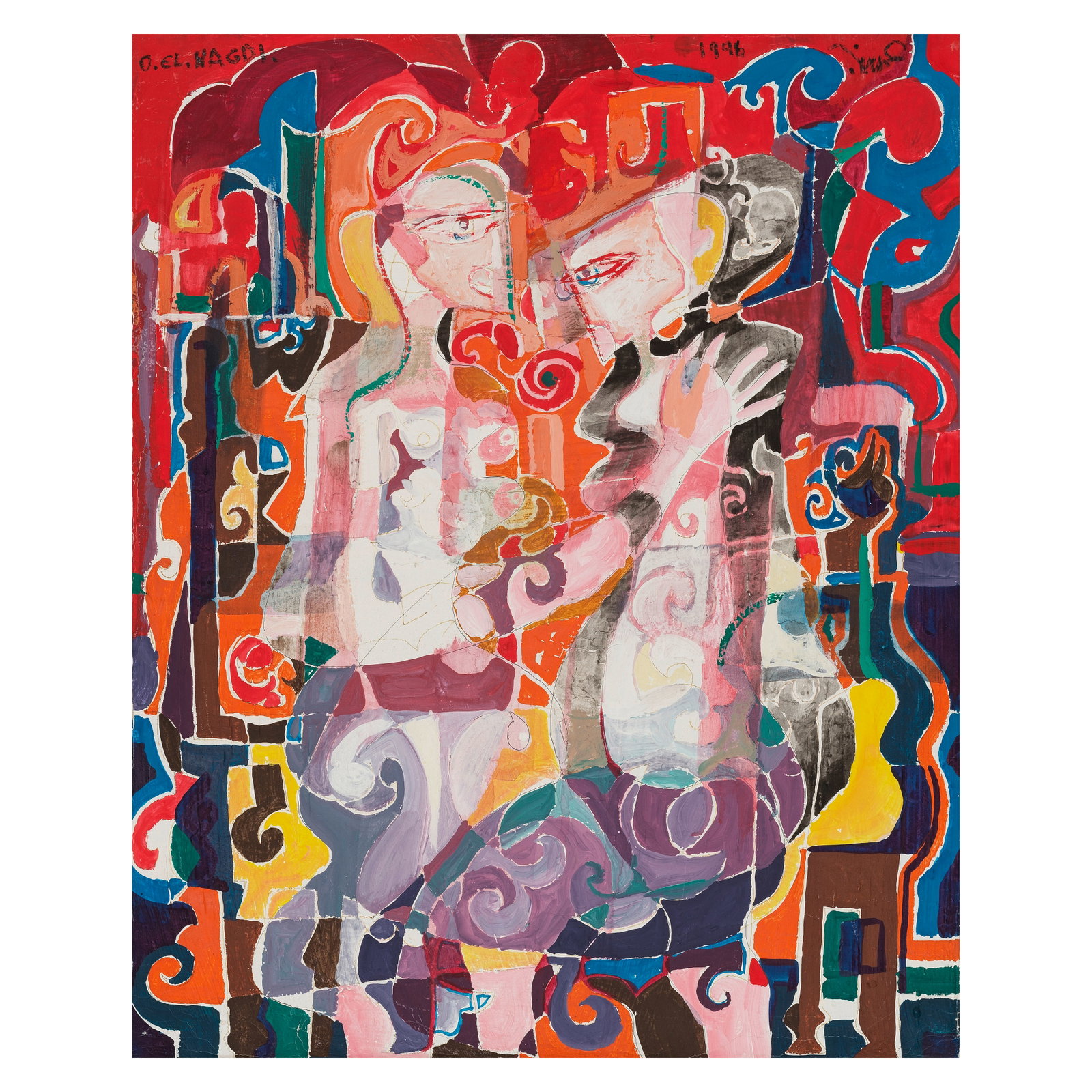 Omar El-Nagdi (Egypt, 1931-2019) Untitled (1 of 2)