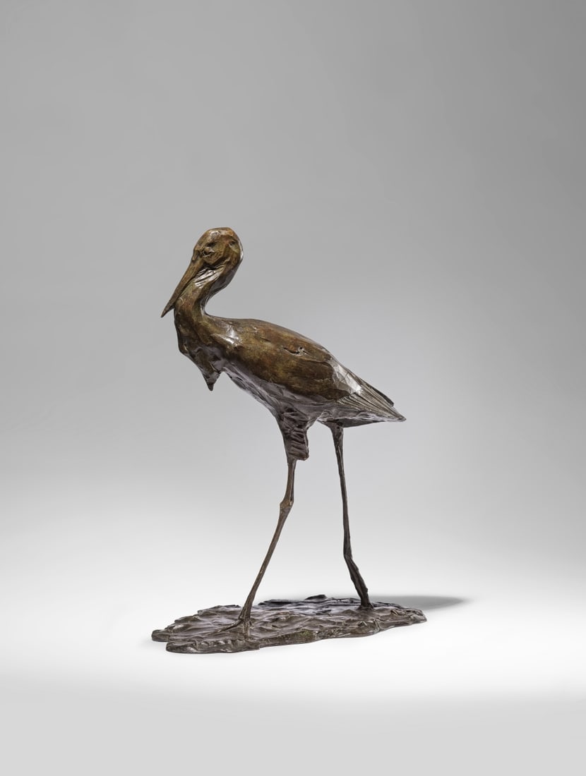 REMBRANDT BUGATTI (1884-1916) Cigogne en marche (1 of 1)