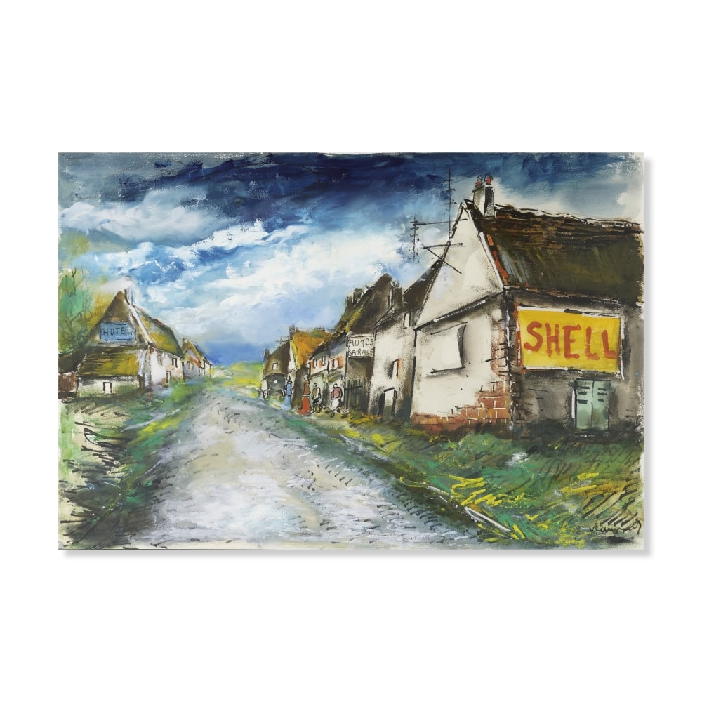 MAURICE DE VLAMINCK (1876-1958) Rue de village (1 of 1)