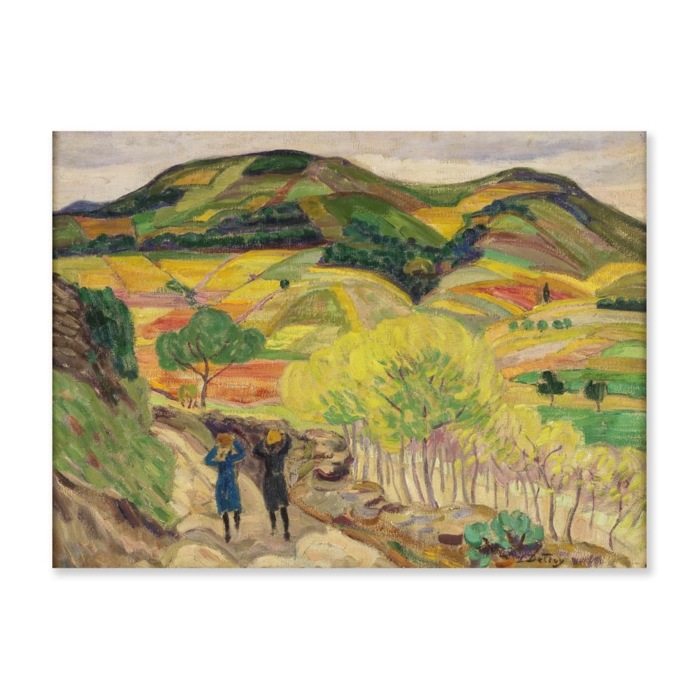 LÉON DETROY (1859-1955) L'automne à Collioure (1 of 1)