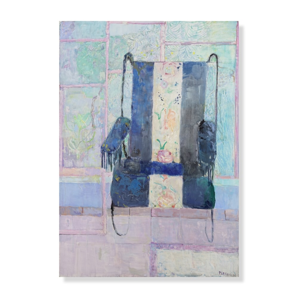 PIERRE LESIEUR (1922-2011) Fauteuil bleu sombre (1 of 1)