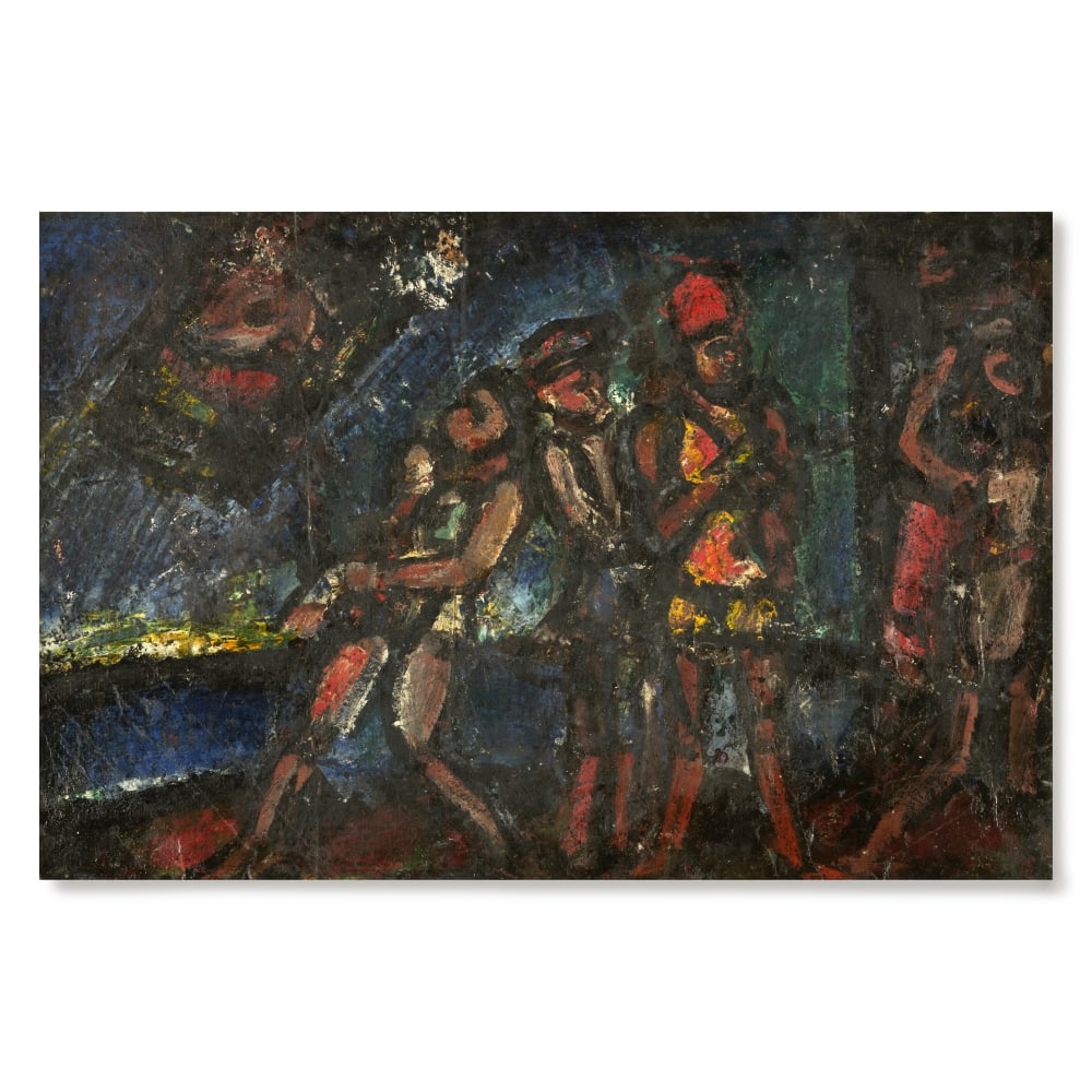 GEORGES ROUAULT (1871-1958) Pour Ubu. Fête africaine IV. (Défilé) (1 of 1)