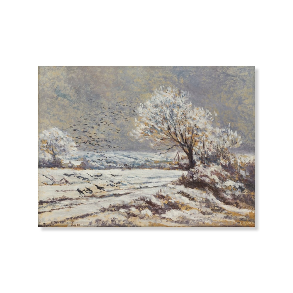 MAXIMILIEN LUCE (1858-1941) Environ de Méricourt, effet de neige (1 of 1)