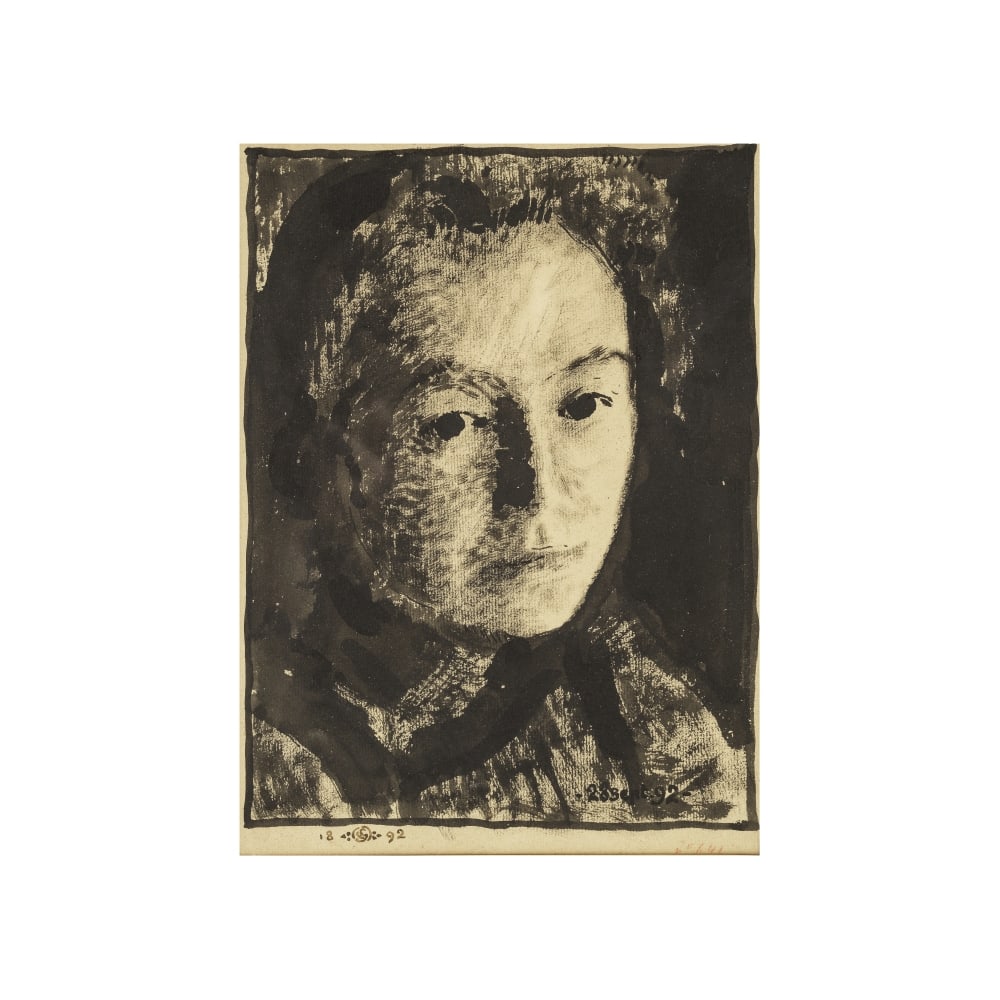 GEORGES LEMMEN (1865-1916) Portrait de Madame Georges Lemmen (1 of 1)
