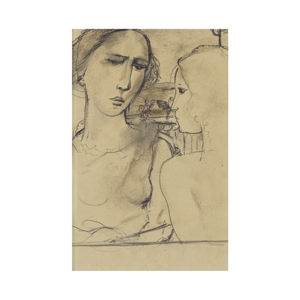 PAUL DELVAUX (1897-1994) Sans titre (Tam et une amie) (1 of 1)