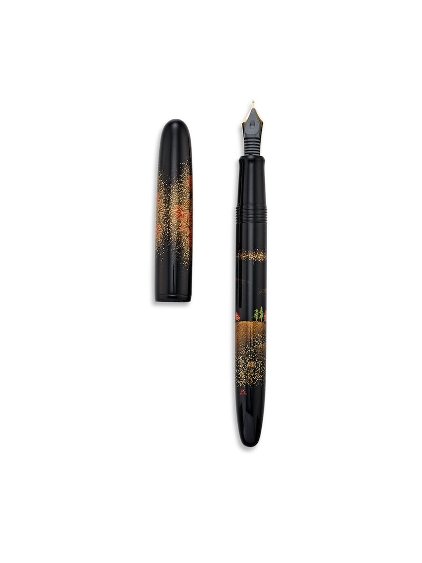 [NO RESERVE] NAMIKI | YUKARI 'AUTUMN LEAVES', A LIMITED PRODUCTION TOGIDASHI MAKI-E AND LACQUER ... - 3