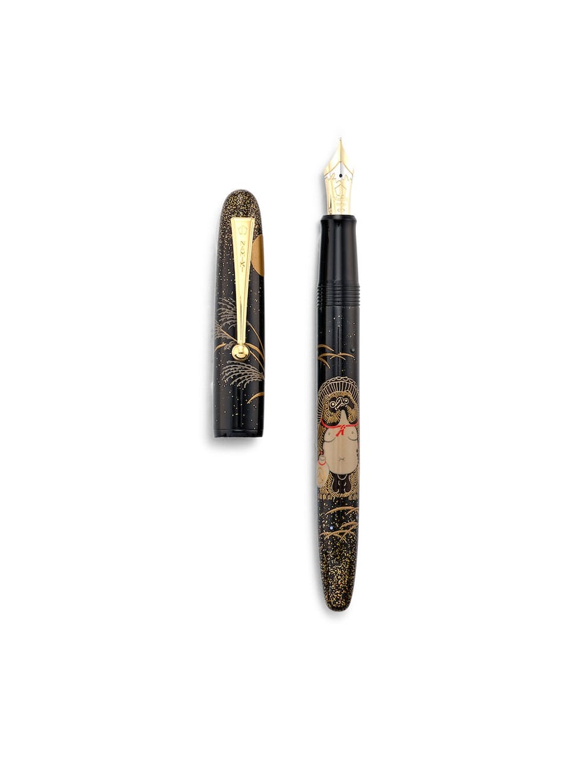[NO RESERVE] NAMIKI | YUKARI 'TANUKI', A LIMITED EDITION TOGIDASHI-HIRA MAKI-E AND LACQUER FOUNT... - 2