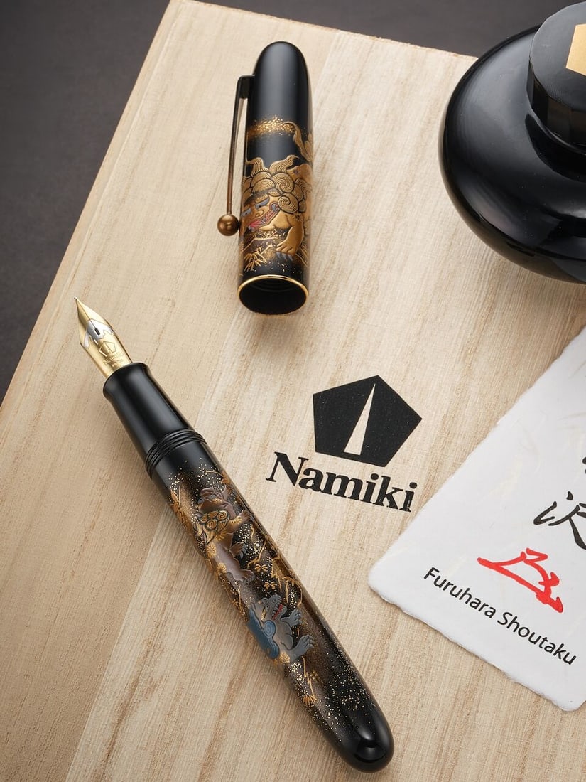 [NO RESERVE] NAMIKI | YUKARI ROYALE 'LIONESS AND CUBS', A RARE LIMITED PRODUCTION TOGIDASHI-TAKA... (1 of 5)