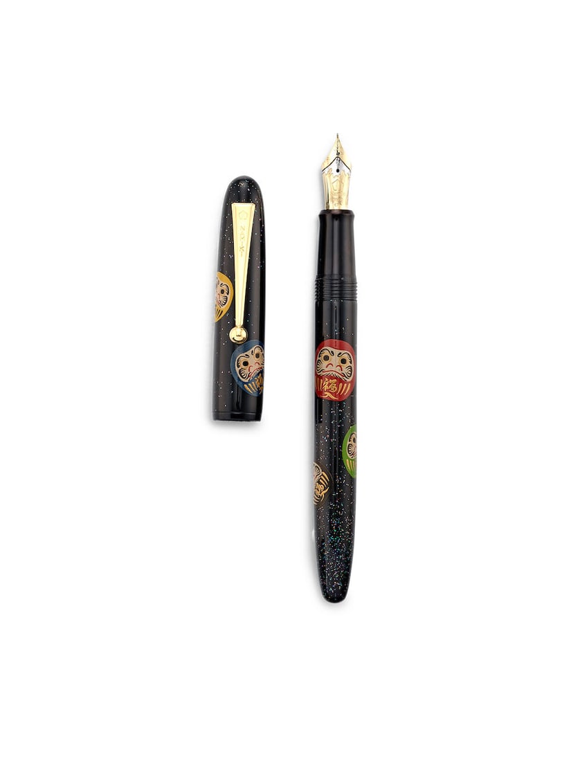 [NO RESERVE] NAMIKI | YUKARI 'DARUMA', A LIMITED EDITION TOGIDASHI-HIRA MAKI-E AND LACQUER FOUNT... - 2