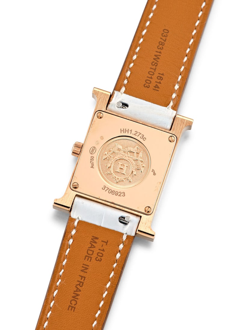 [NO RESERVE] HERMÈS | HEURE H, REF.HH1.273C, A PINK GOLD AND DIAMOND-SET WRISTWATCH WITH MO... - 2