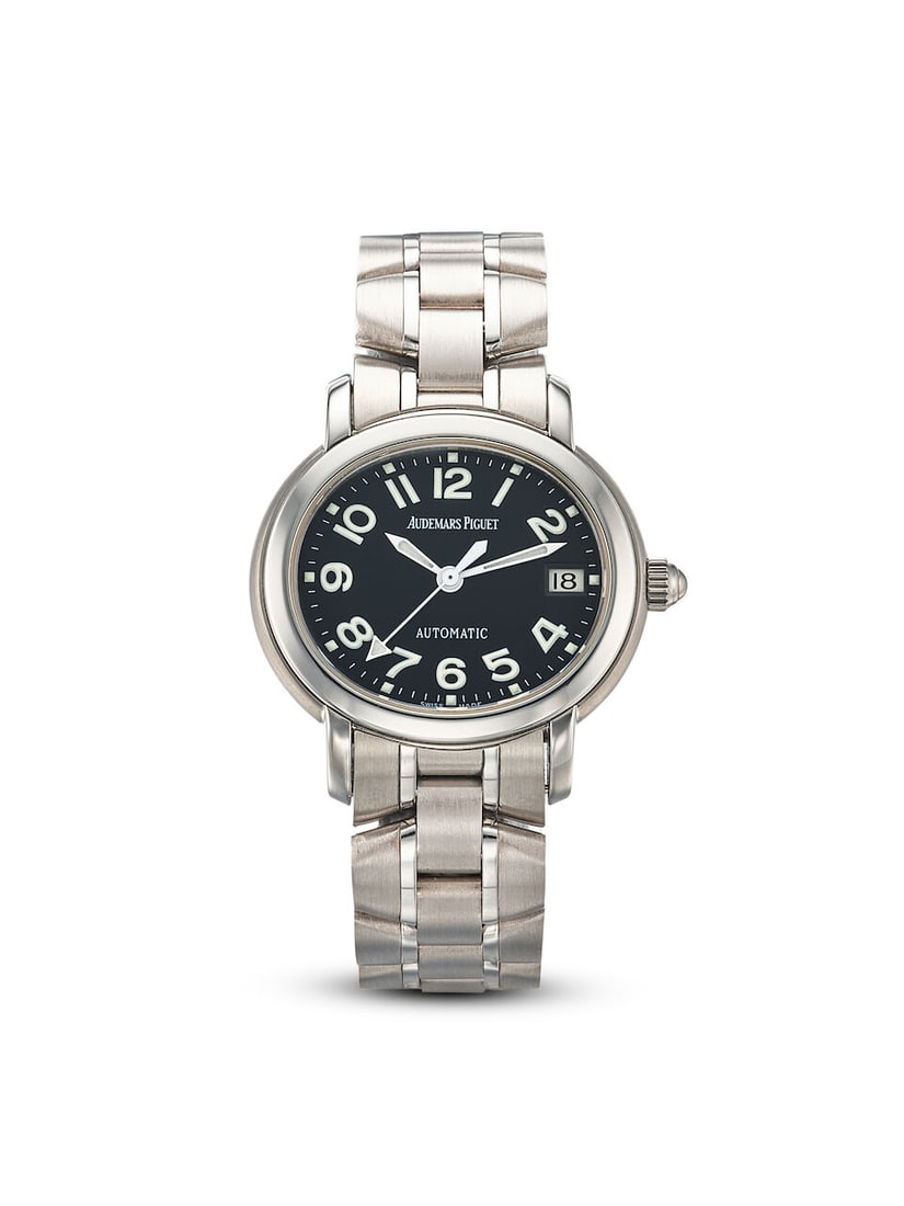 AUDEMARS PIGUET | MILLENARY, REF. 79349ST, A STAINLESS STEEL WRISTWATCH WITH DATE AND 18K WHITE ... (1 of 2)