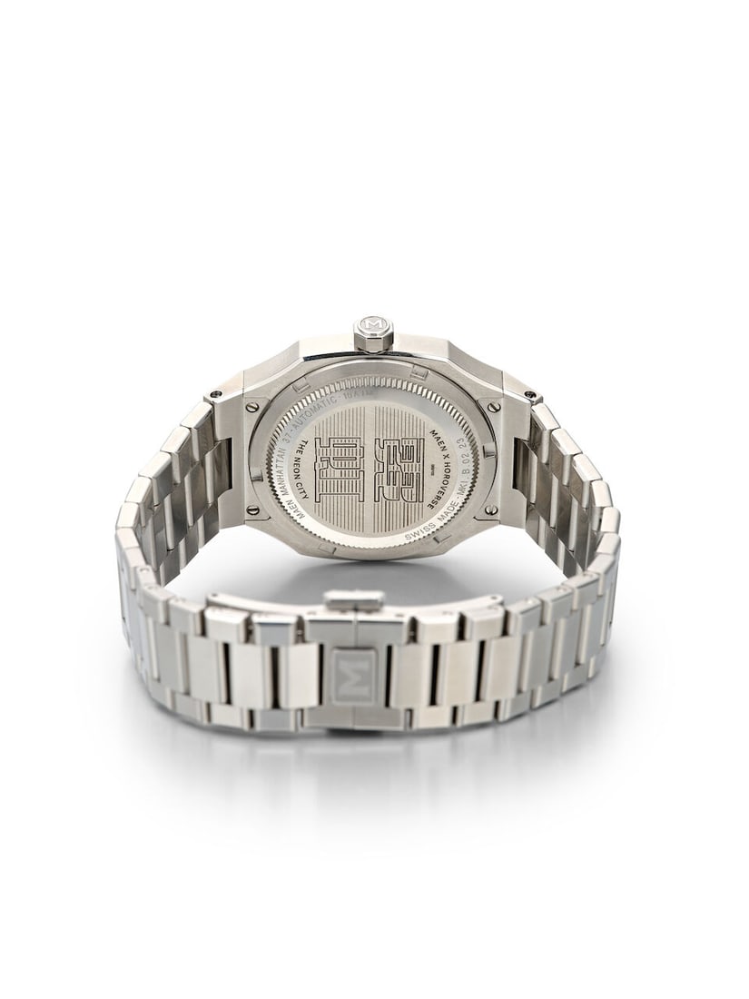 [NO RESERVE] MAEN X HOROVERSE | MANHATTAN 37 'NEON CITY', A BRAND NEW LIMITED EDITION STAINLESS ... - 2