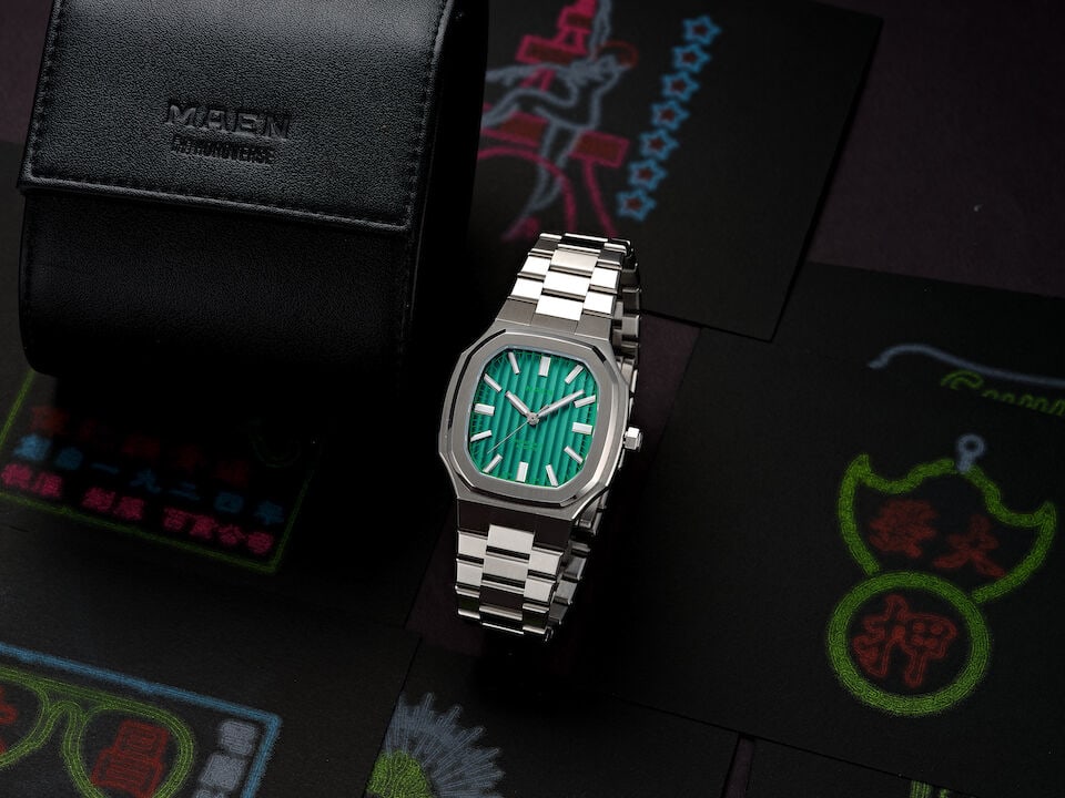 [NO RESERVE] MAEN X HOROVERSE | MANHATTAN 37 'NEON CITY', A BRAND NEW LIMITED EDITION STAINLESS ... - 3