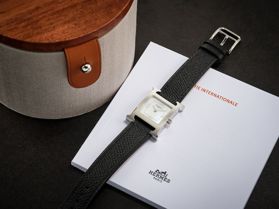 [NO RESERVE] HERMÈS | HEURE H, REF.HH.1.210C, A BRAND NEW STAINLESS STEEL WRISTWATCH WITH M... - 4