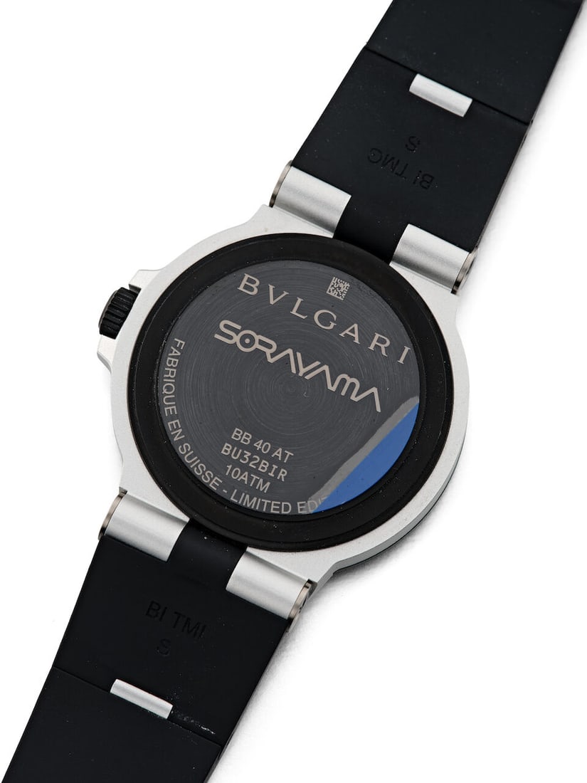 BVLGARI | SORAYAMA, REF.103703, A LIMITED EDITION ALUMINIUM AND DLC-COATED TITANIUM WRISTWATCH W... - 3