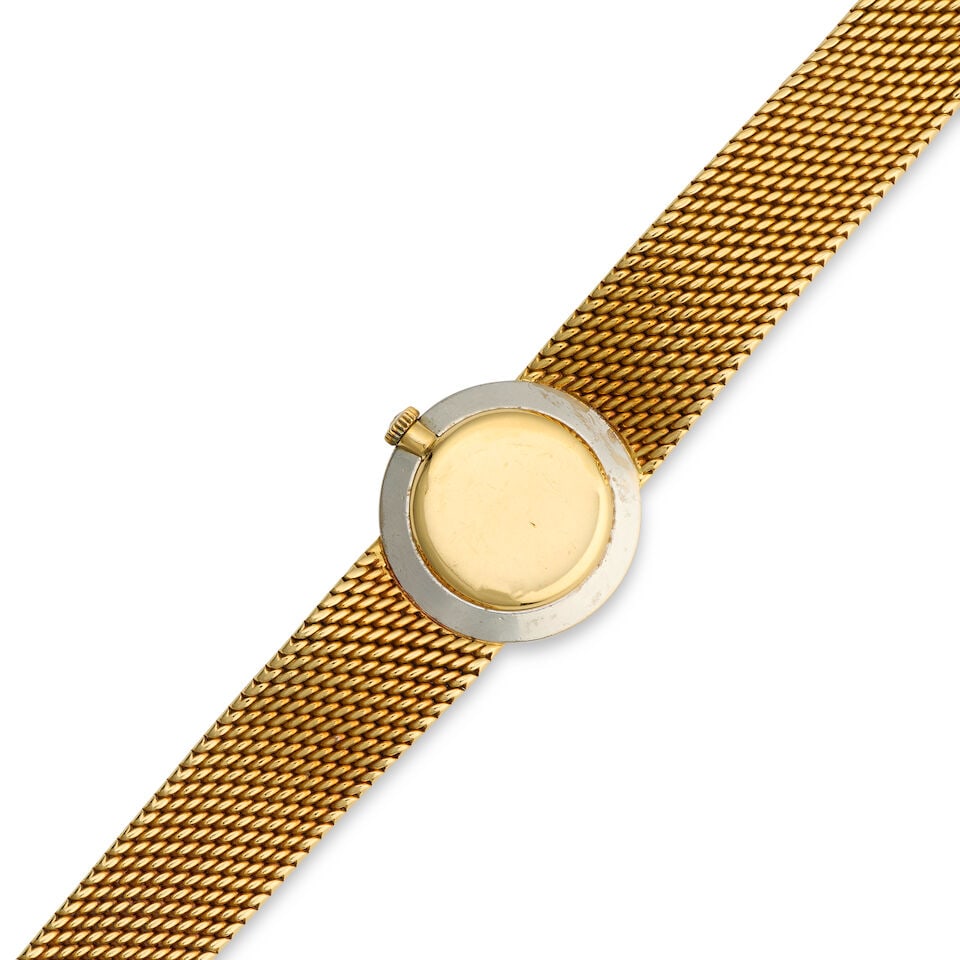 Chopard for Kutchinsky. A lady's 18K gold and diamond set manual wind bracelet watch London Impo... - 2