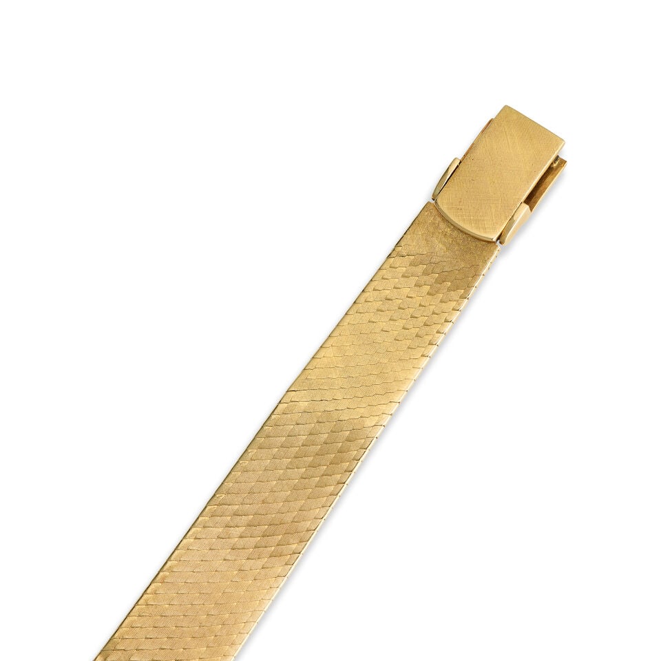 Chopard for Kutchinsky. A lady's 18K gold and diamond set manual wind bracelet watch London Impo... - 3