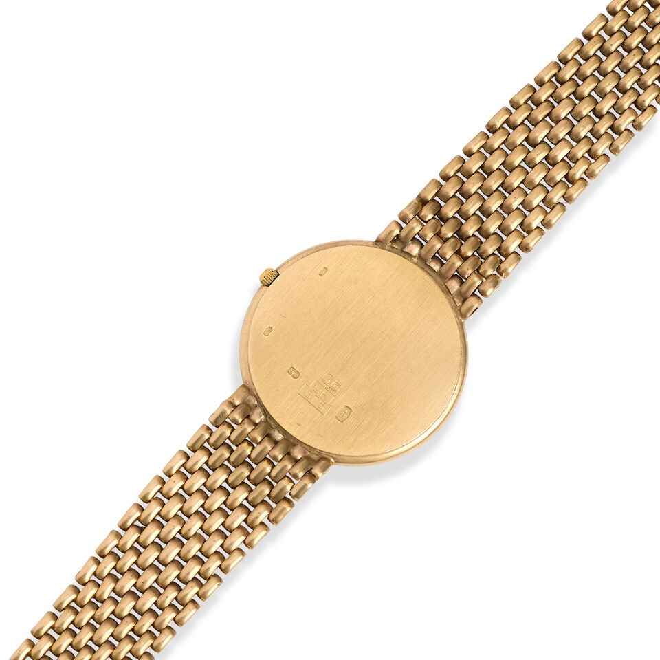 Bueche-Girod. A 9K gold quartz bracelet watch Circa 1990 - 3