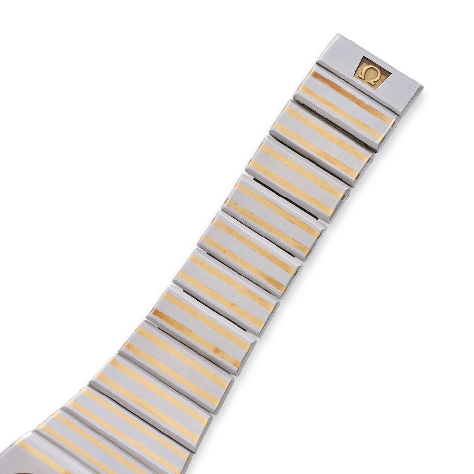 Omega. A stainless steel and gold automatic bracelet watch Constellation, Ref: 155.0022 355.081... - 3