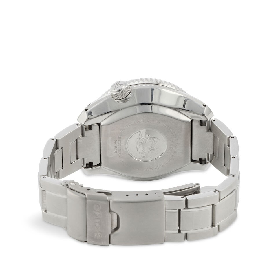 Seiko. A Limited Edition automatic calendar bracelet watch Marinemaster, No.159/200, Purchased ... - 3