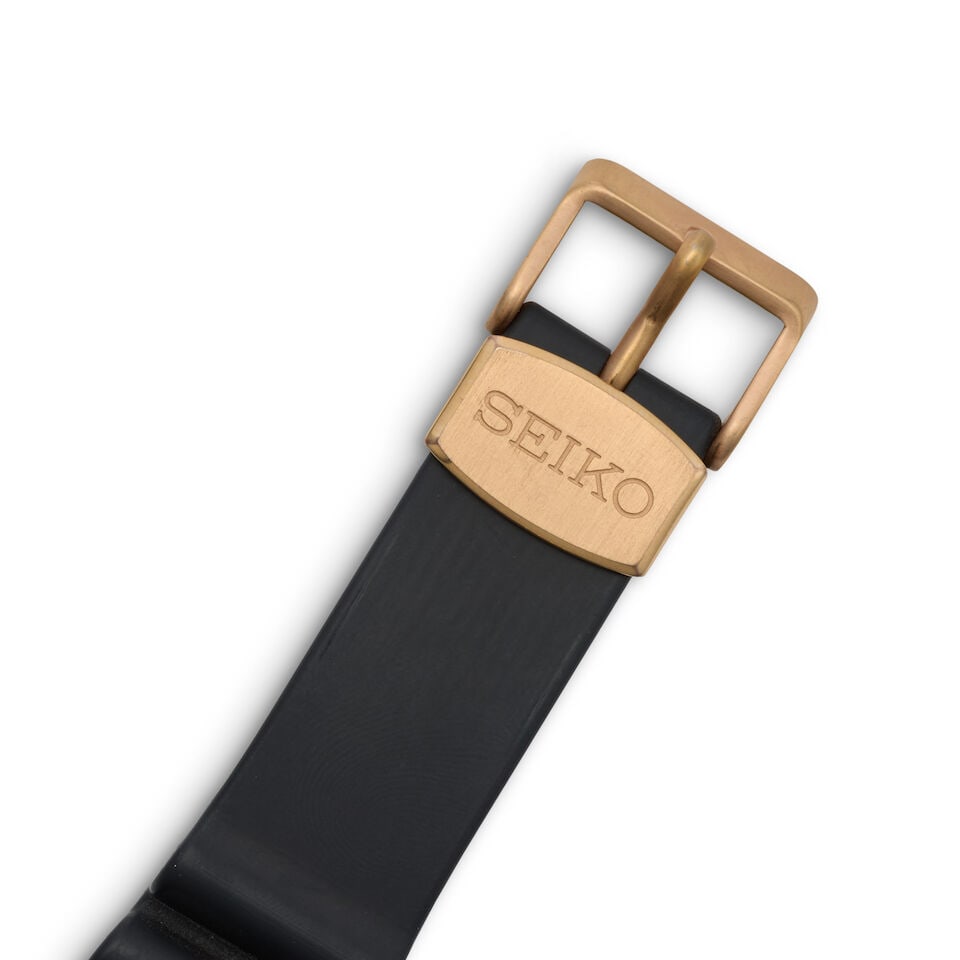 Seiko. A rose gilt titanium and ceramic automatic calendar wristwatch Marinemaster, Circa 2015 - 2