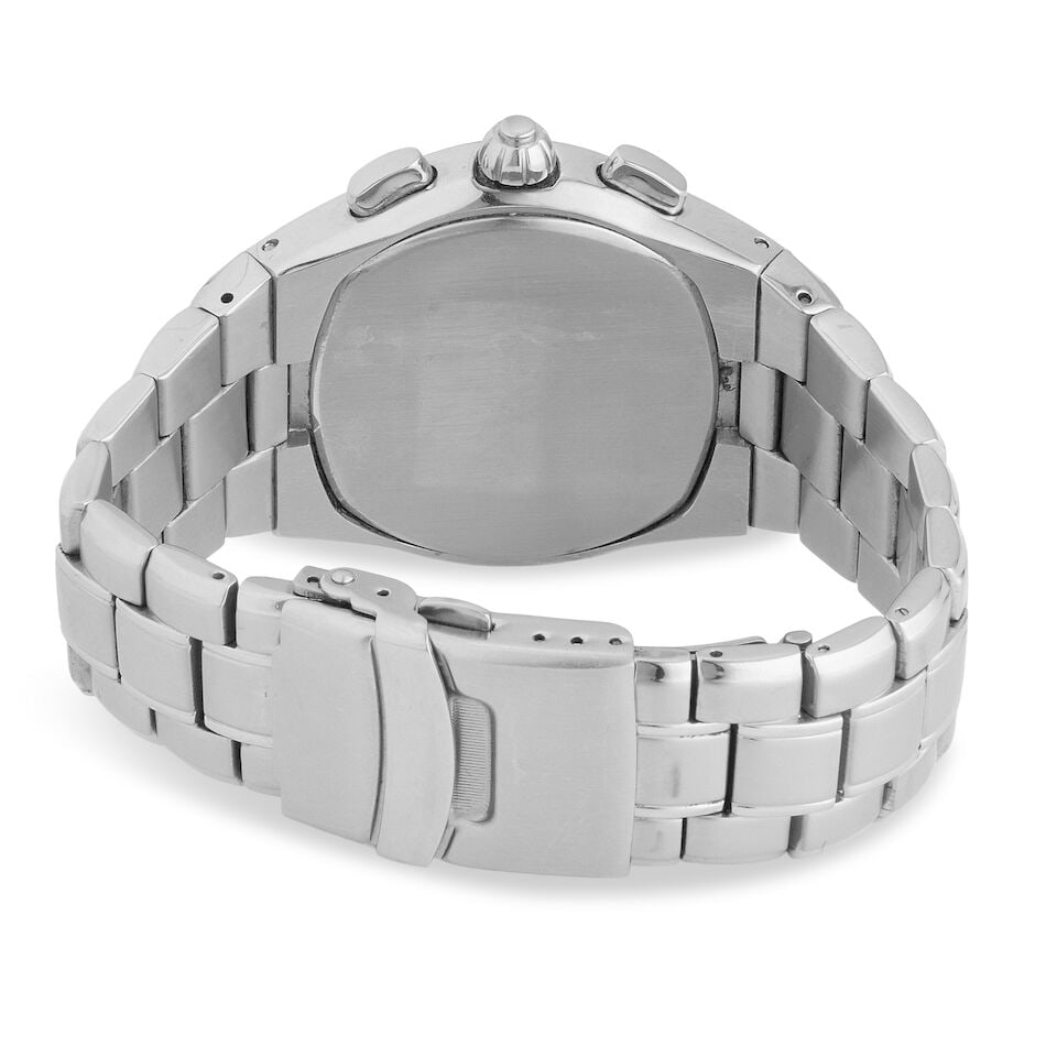 Kutchinsky. A stainless steel quartz calendar chronograph bracelet watch Circa 2000 - 3