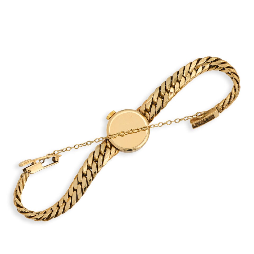 Tissot. A lady's 9K gold manual wind bracelet watch London Import mark for 1972 - 3