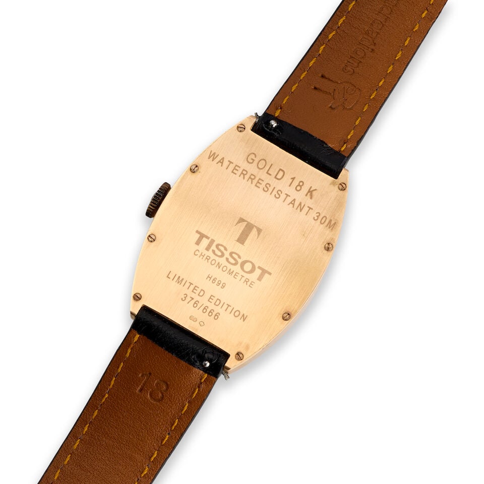 Tissot. A Limited Edition 18K rose gold manual wind wristwatch Heritage Porto, Ref: H699.333, N... - 3