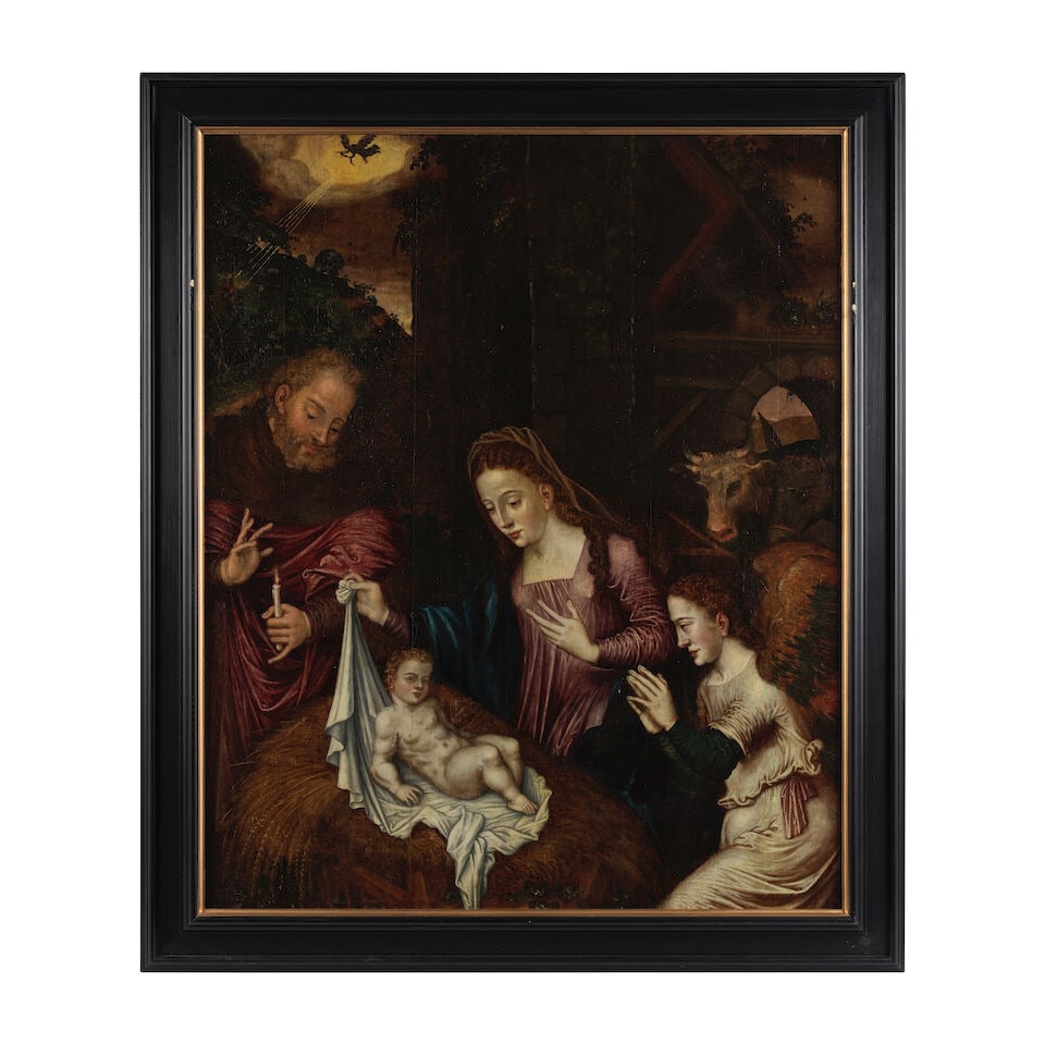 Suiveur de Cornelis van Cleve (Anvers 1520-1569) La Nativité - 3