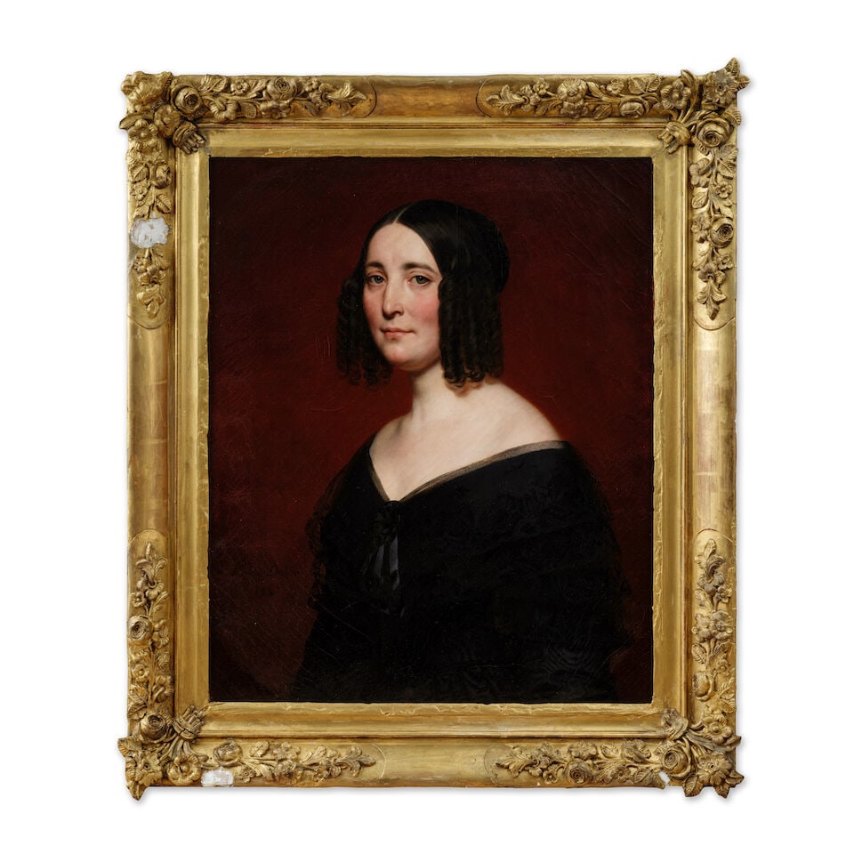 Louise-Adelaide Desnos (Paris 1807-1878 Abbeville) Portrait de Louise-Marie Elisabeth Huot (1809... - 2