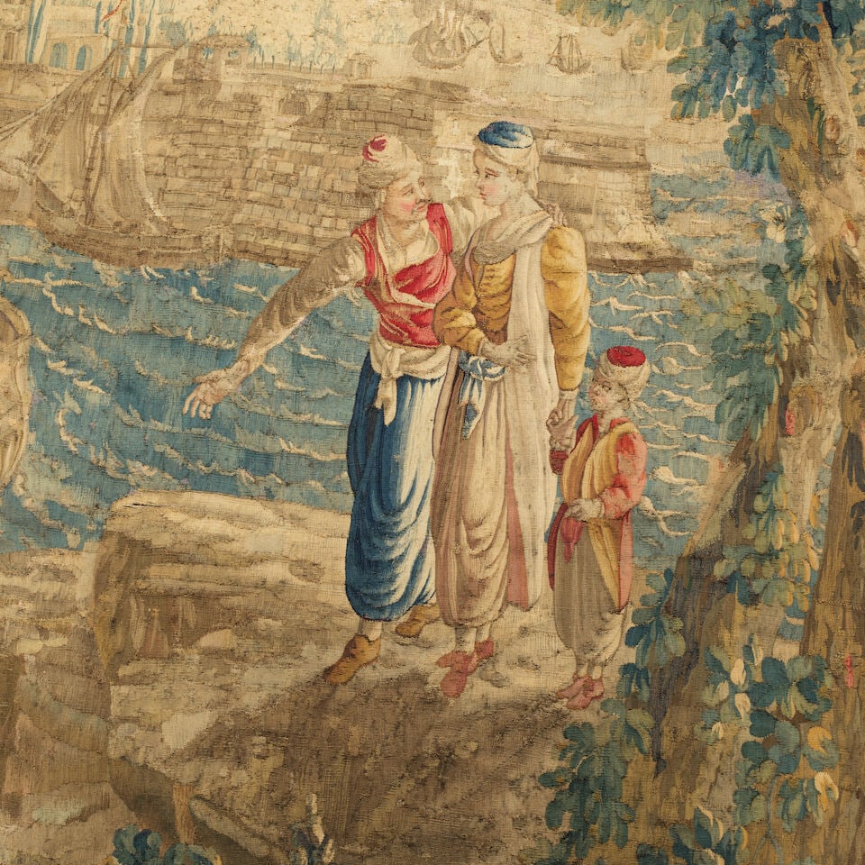Tapisserie d'Aubusson, la seconde moitié du XVIIIe siècleAn Aubusson tapestry, second ... - 2