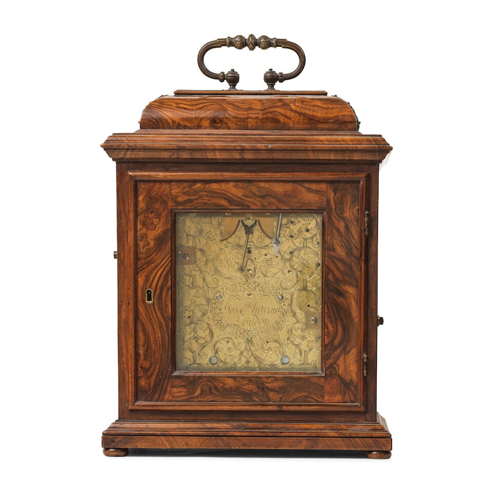 Mouvement avec calendrier de pendule de table par Joseph Antram du début du XVIIIe siè... - 2