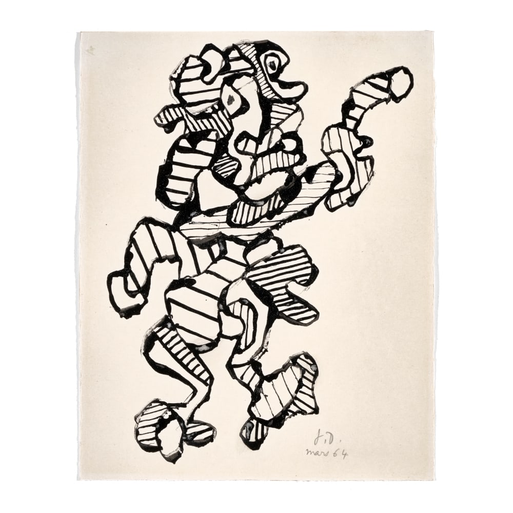 JEAN DUBUFFET (1901-1985) Personnage 1964 (1 of 1)