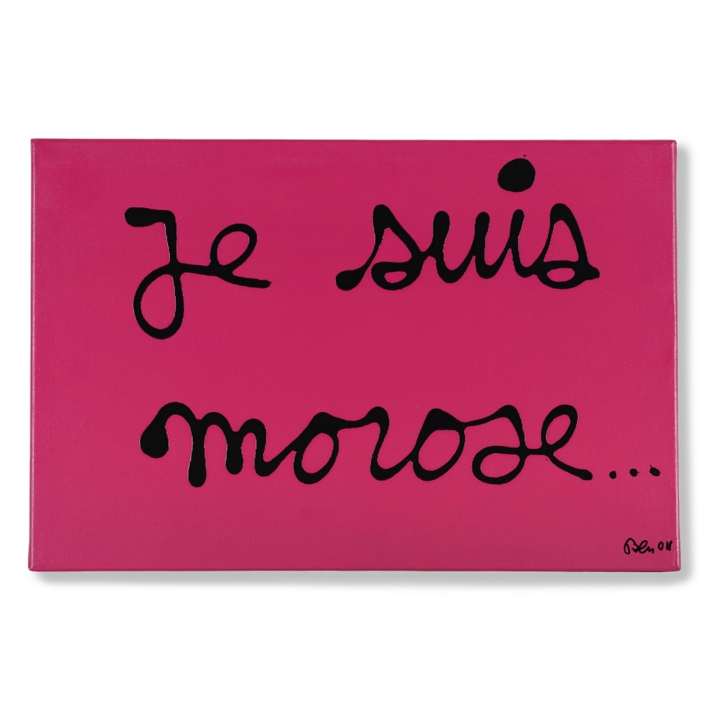 BEN (BENJAMIN VAUTIER DIT) (1935-2024) Je suis morose 2011 (1 of 1)