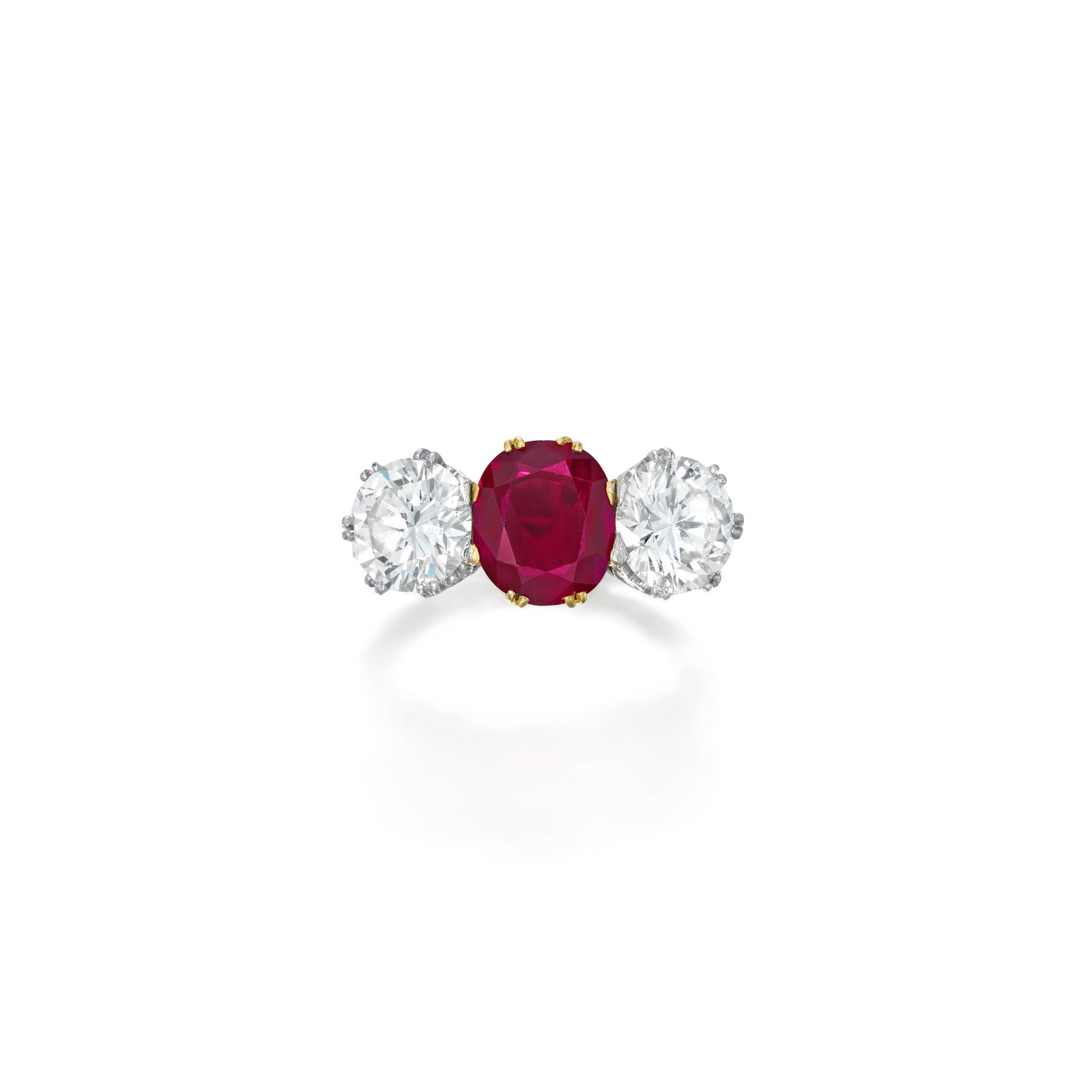 A RUBY AND DIAMOND RING (1 of 1)